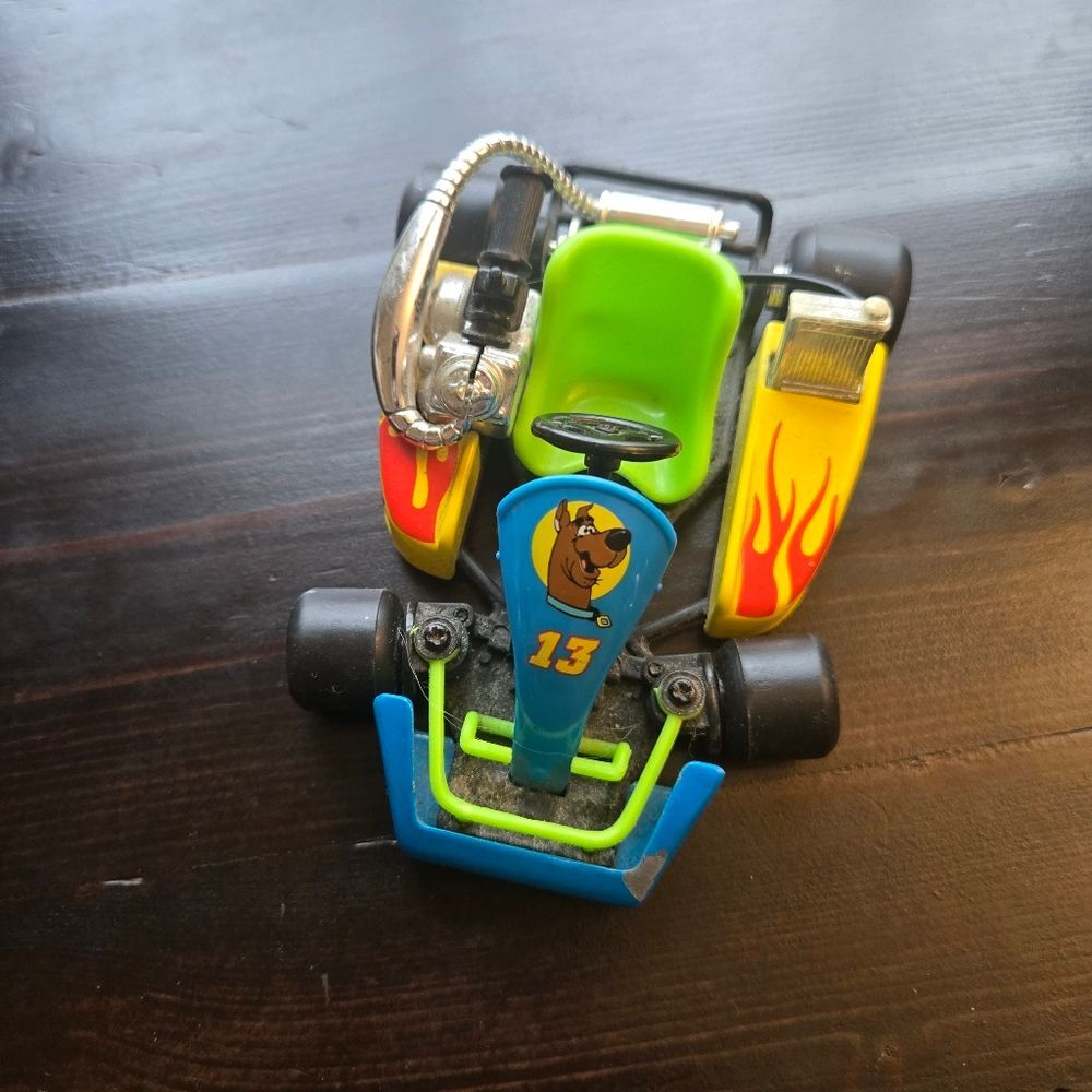 Vintage Scooby Doo Dog Race Car 90s Kids Racing Play Toy #13